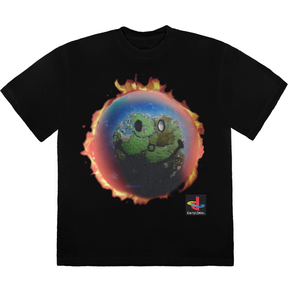 Size M - Cactus Jack by Travis Scott x Fortnite The Scotts World T-Shirt 'Black'